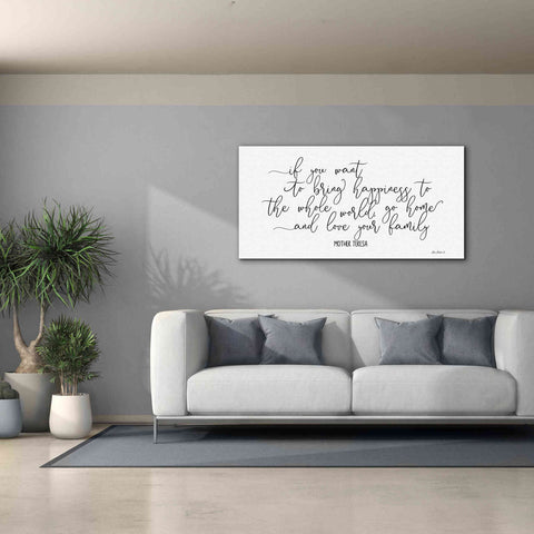 Image of 'Love Your Family' by Lori Deiter, Canvas Wall Art,60 x 30