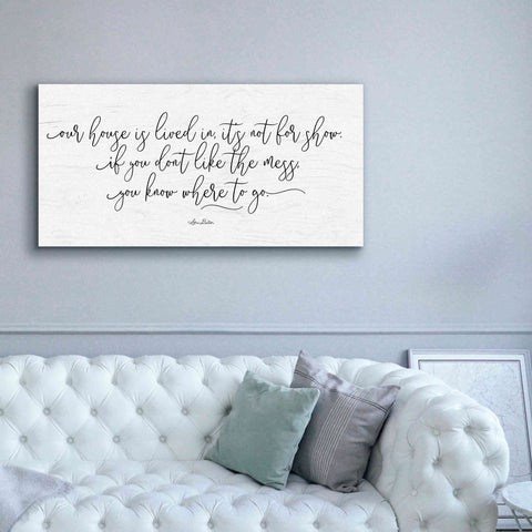 Image of 'The Mess' by Lori Deiter, Canvas Wall Art,60 x 30