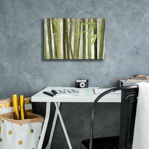 Image of 'Backlit Bamboo I' by Lori Deiter, Canvas Wall Art,18 x 12
