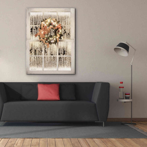 Image of 'Frosted Pane Window View' by Lori Deiter, Canvas Wall Art,40 x 54