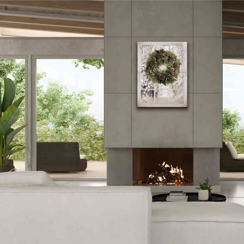 Image of 'Pine Tree Window View' by Lori Deiter, Canvas Wall Art,26 x 34