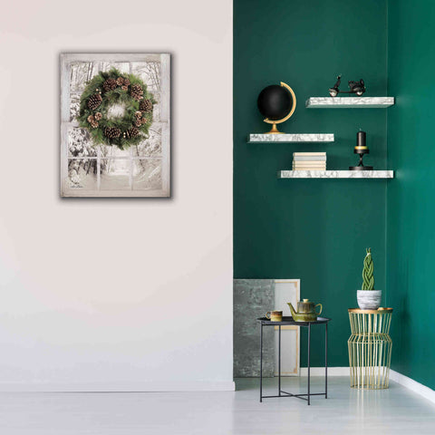 Image of 'Pine Tree Window View' by Lori Deiter, Canvas Wall Art,26 x 34