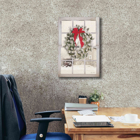 Image of 'On the Farm Window View' by Lori Deiter, Canvas Wall Art,18 x 26