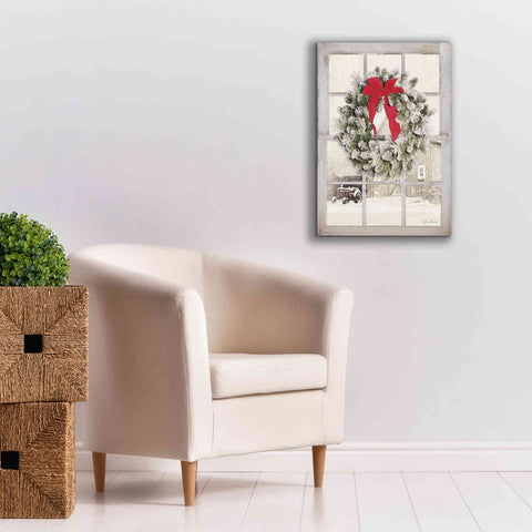 Image of 'On the Farm Window View' by Lori Deiter, Canvas Wall Art,18 x 26