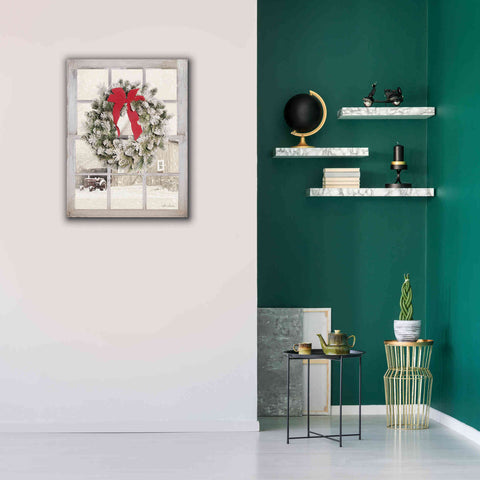 Image of 'On the Farm Window View' by Lori Deiter, Canvas Wall Art,26 x 34