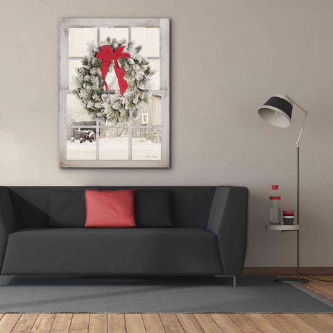 Image of 'On the Farm Window View' by Lori Deiter, Canvas Wall Art,40 x 54