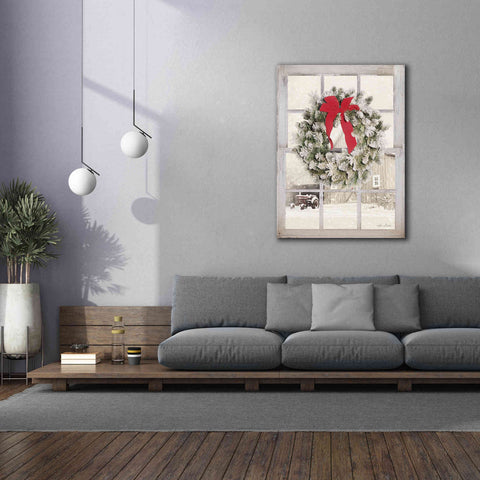 Image of 'On the Farm Window View' by Lori Deiter, Canvas Wall Art,40 x 54