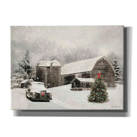 Image of 'Farmhouse Christmas' by Lori Deiter, Canvas Wall Art