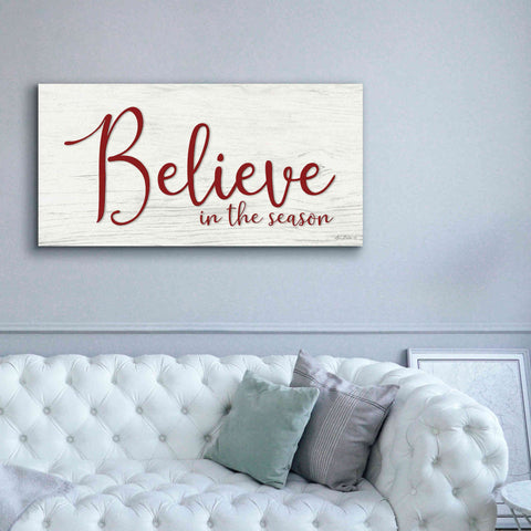 Image of 'Believe in the Season' by Lori Deiter, Canvas Wall Art,60 x 30