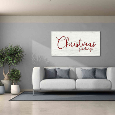 Image of 'Christmas Greetings' by Lori Deiter, Canvas Wall Art,60 x 30