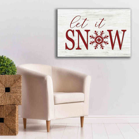 Image of 'Let It Snow 2' by Lori Deiter, Canvas Wall Art,40 x 26