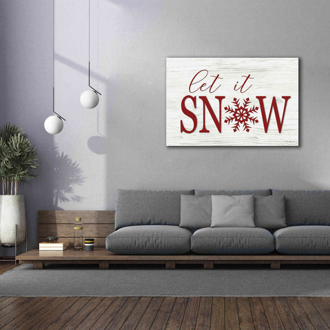 Image of 'Let It Snow 2' by Lori Deiter, Canvas Wall Art,60 x 40