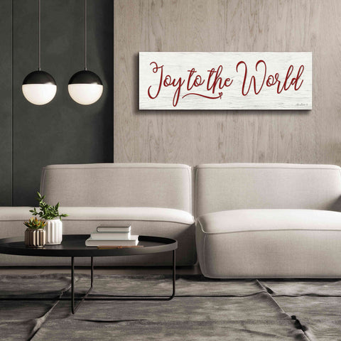 Image of 'Joy to the World' by Lori Deiter, Canvas Wall Art,60 x 20