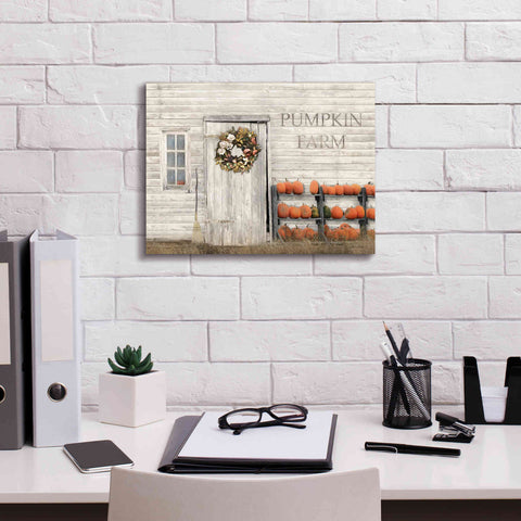 Image of 'Pumpkin Farm' by Lori Deiter, Canvas Wall Art,16 x 12