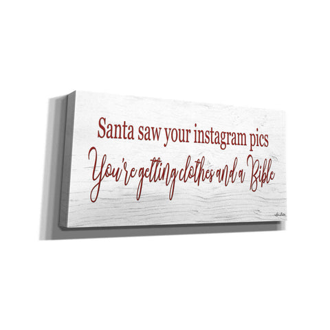 Image of 'Santa Saw...' by Lori Deiter, Canvas Wall Art