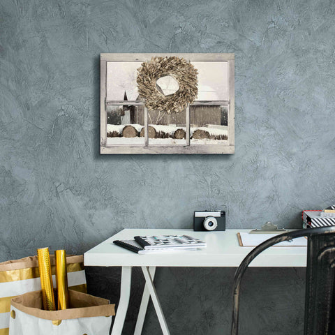 Image of 'Millersburg Winter View' by Lori Deiter, Canvas Wall Art,16 x 12