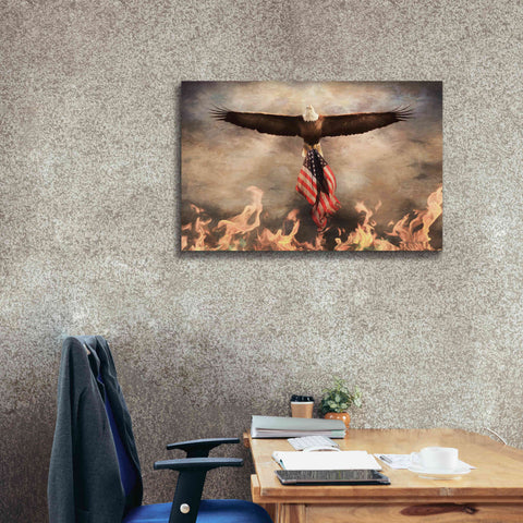 Image of 'Blaze of Glory' by Lori Deiter, Canvas Wall Art,40 x 26
