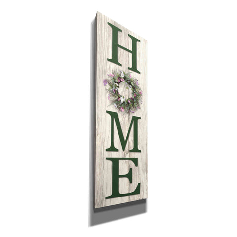 Image of 'Spring Home Wreath' by Lori Deiter, Canvas Wall Art