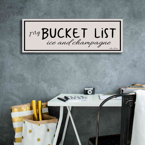 Image of 'My Bucket List' by Lori Deiter, Canvas Wall Art,36 x 12