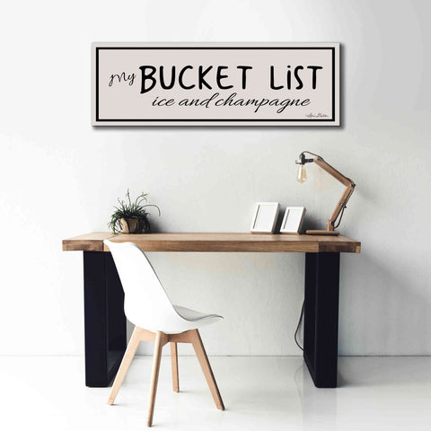 Image of 'My Bucket List' by Lori Deiter, Canvas Wall Art,60 x 20