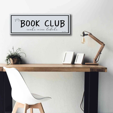 Image of 'My Book Club' by Lori Deiter, Canvas Wall Art,36 x 12