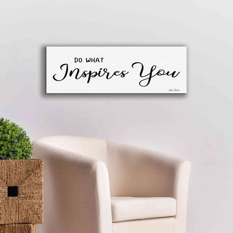 Image of 'Do What Inspires You' by Lori Deiter, Canvas Wall Art,36 x 12