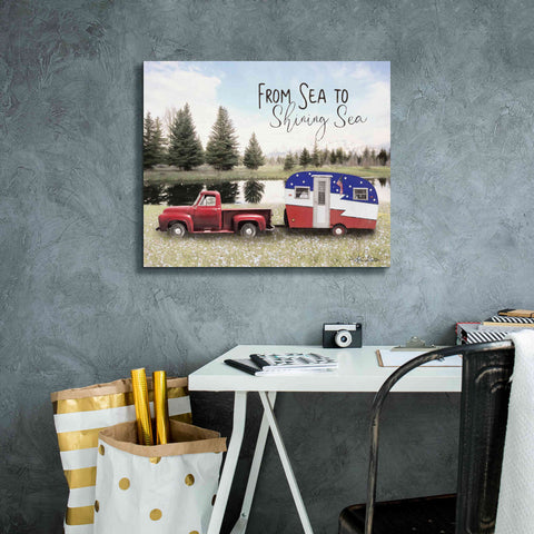 Image of 'American Camper' by Lori Deiter, Canvas Wall Art,24 x 20