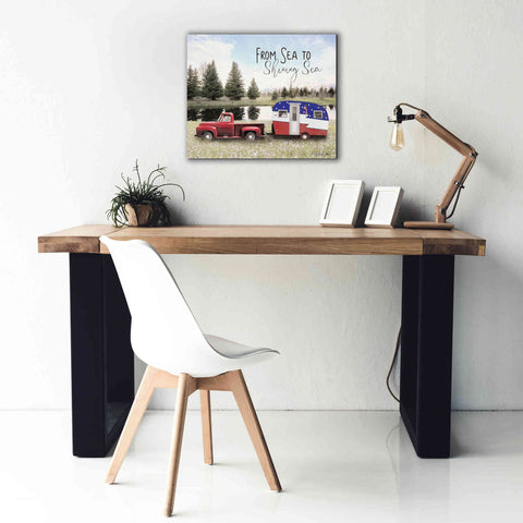 Image of 'American Camper' by Lori Deiter, Canvas Wall Art,24 x 20