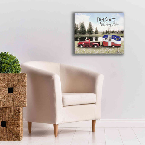 Image of 'American Camper' by Lori Deiter, Canvas Wall Art,24 x 20