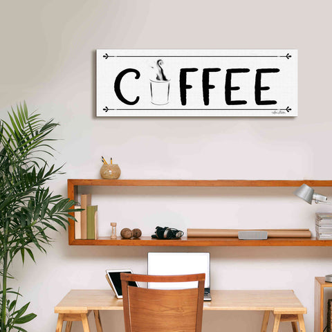 Image of 'Coffee Banner' by Lori Deiter, Canvas Wall Art,36 x 12
