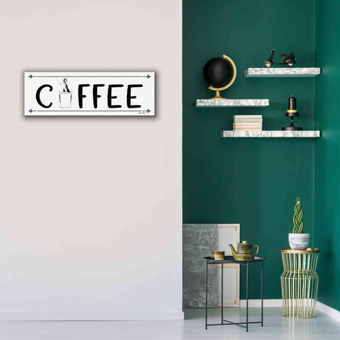 Image of 'Coffee Banner' by Lori Deiter, Canvas Wall Art,36 x 12