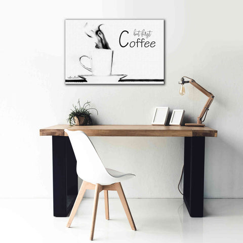 Image of 'But First Coffee II' by Lori Deiter, Canvas Wall Art,40 x 26