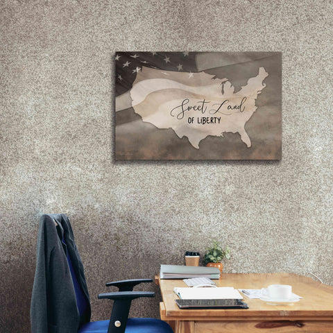 Image of 'Sweet Land of Liberty' by Lori Deiter, Canvas Wall Art,40 x 26