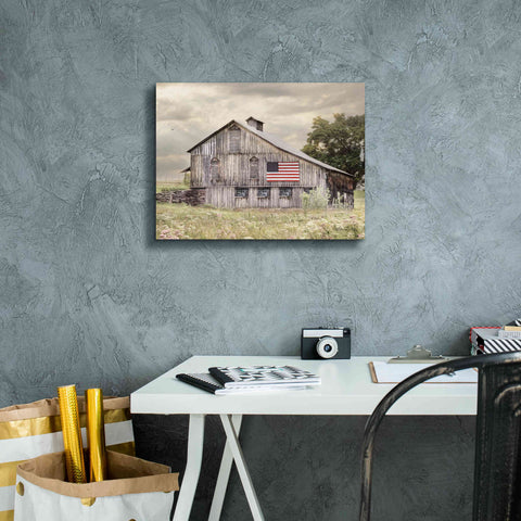 Image of 'Rural Virginia Barn' by Lori Deiter, Canvas Wall Art,16 x 12