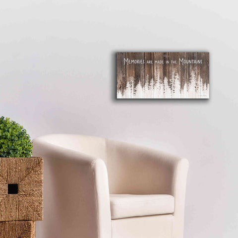 Image of 'Mountain Memories' by Lori Deiter, Canvas Wall Art,24 x 12