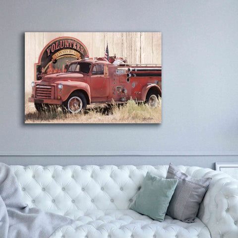 Image of 'Volunteer Firefighter' by Lori Deiter, Canvas Wall Art,60 x 40
