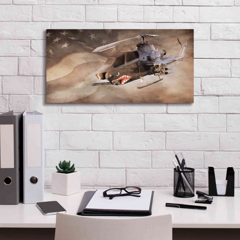 Image of 'Freedom Fighter' by Lori Deiter, Canvas Wall Art,24 x 12