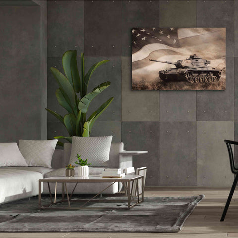 Image of 'The Liberator Tank' by Lori Deiter, Canvas Wall Art,60 x 40