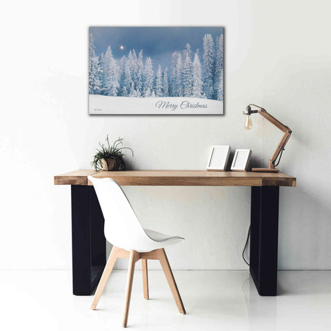 Image of 'Lava Mountain Merry Christmas' by Lori Deiter, Canvas Wall Art,40 x 26