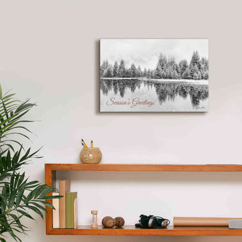 Image of 'Schwabachers Seasons Greetings' by Lori Deiter, Canvas Wall Art,18 x 12