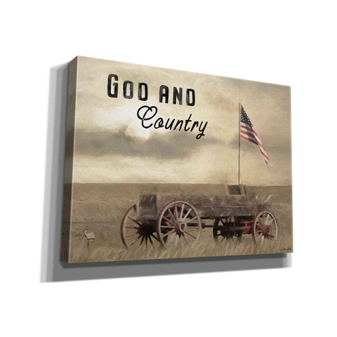 Image of 'God and Country' by Lori Deiter, Canvas Wall Art