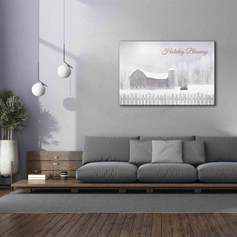 Image of 'Holiday Blessings with Truck' by Lori Deiter, Canvas Wall Art,60 x 40