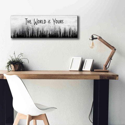 Image of 'The World is Yours' by Lori Deiter, Canvas Wall Art,36 x 12