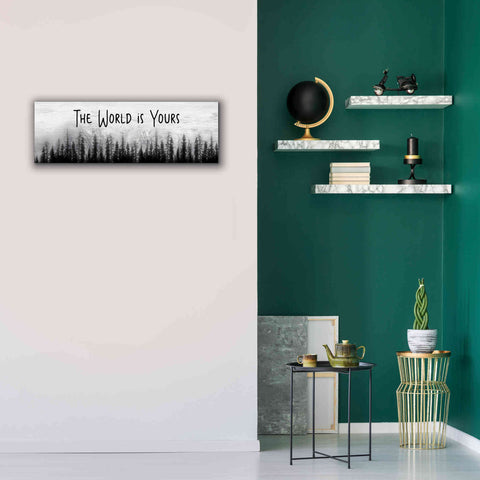 Image of 'The World is Yours' by Lori Deiter, Canvas Wall Art,36 x 12
