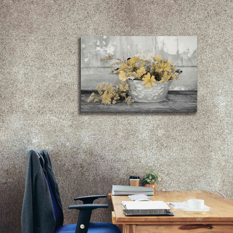 Image of 'Gold Wildflowers I' by Lori Deiter, Canvas Wall Art,40 x 26
