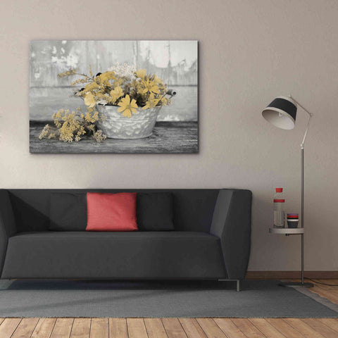 Image of 'Gold Wildflowers I' by Lori Deiter, Canvas Wall Art,60 x 40