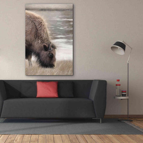Image of 'Yellowstone Buffalo' by Lori Deiter, Canvas Wall Art,40 x 60