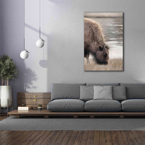 Image of 'Yellowstone Buffalo' by Lori Deiter, Canvas Wall Art,40 x 60
