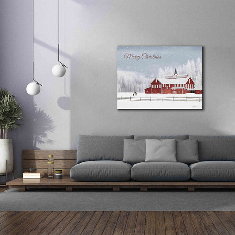 Image of 'Lava Mt. Horse Farm' by Lori Deiter, Canvas Wall Art,54 x 40