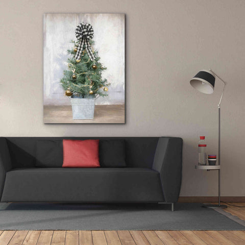 Image of 'Buffalo Plaid Mini Tree' by Lori Deiter, Canvas Wall Art,40 x 54